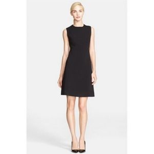 Kate Spade Sleeveless Black Wool Back Layer Dress